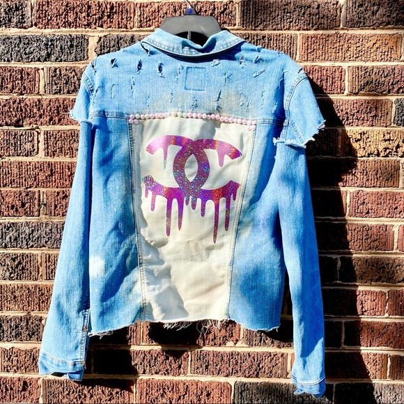 Custom  High low  Jean Jacket - Picture 7 of 11